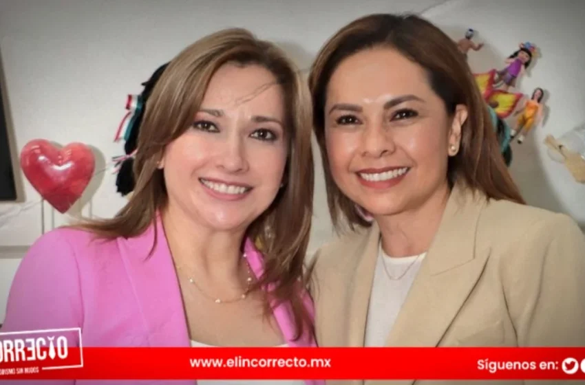  Se reúnen Gaby Bonilla y Ceci Arellano en instalaciones del DIF Estatal