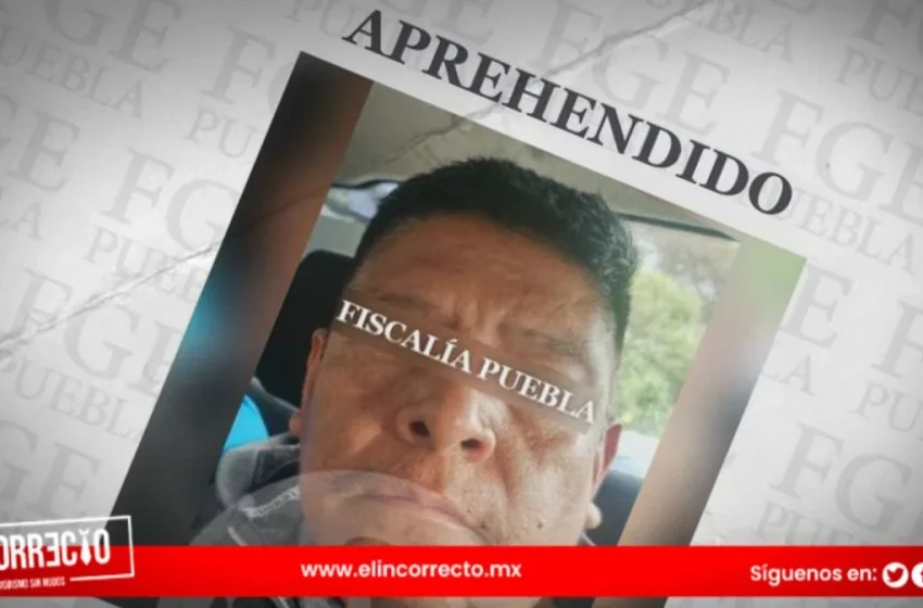  Fiscalía detiene al alcalde de Acteopan que mató a su esposa