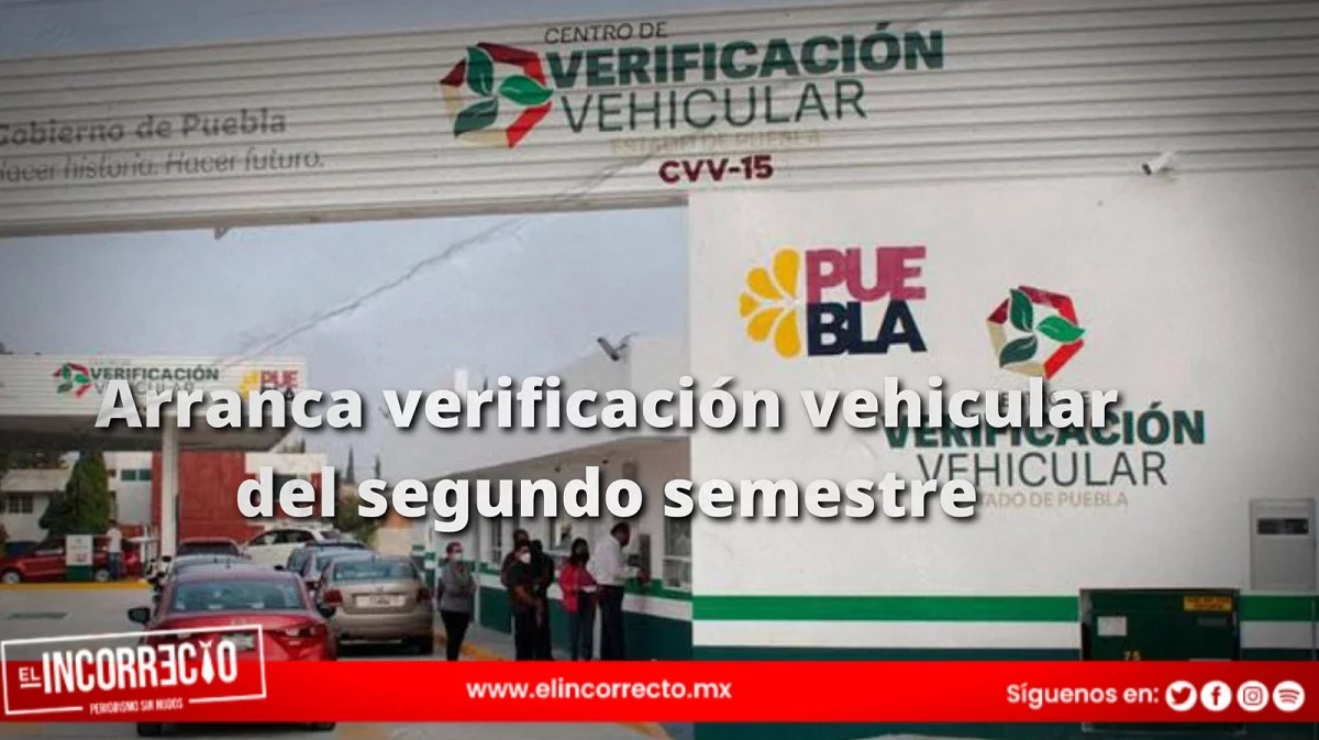 Emiten calendario de verificación vehicular del segundo semestre de 2024
