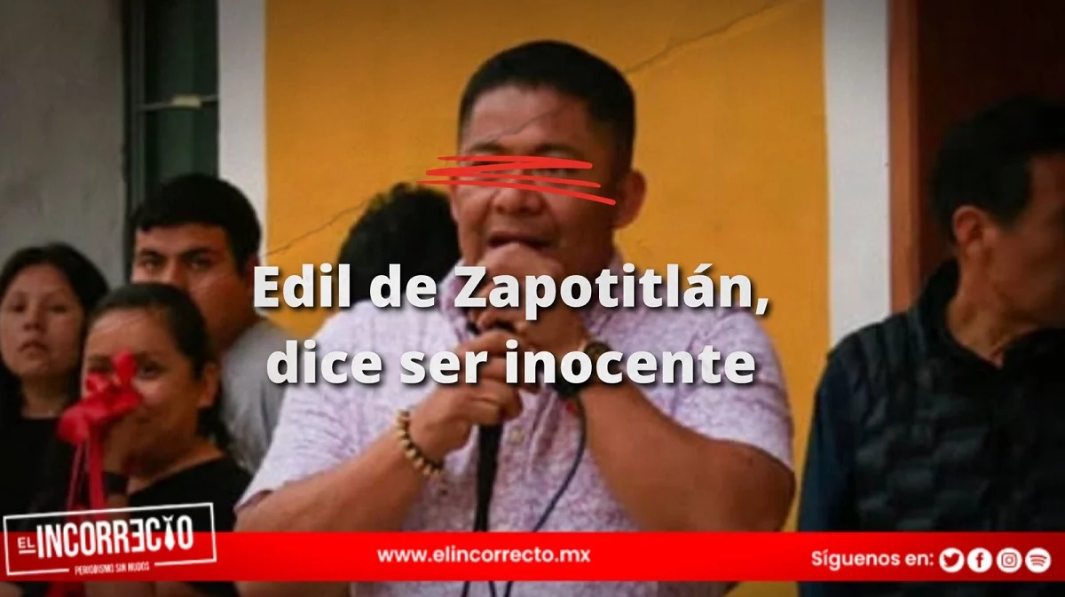 Alcalde de Zapotitlán reaparece en un video y dice tener pruebas de su inocencia