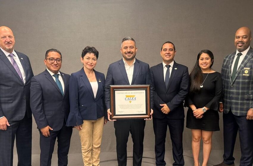  Academia de policía de Puebla capital recibe reacreditación calea