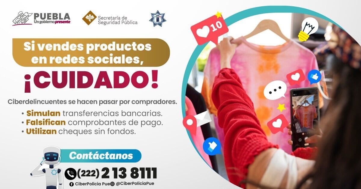 Alerta SSP sobre fraudes contra vendedores de productos en Facebook