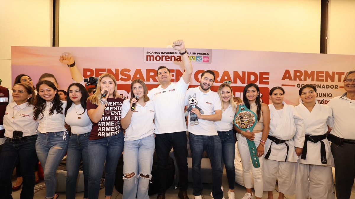 Armenta reforzará el acceso a la educación para las y los jóvenes de Puebla