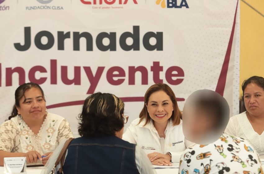  Celebra Gaby Bonilla “Jornada Incluyente” en Tepexi de Rodríguez