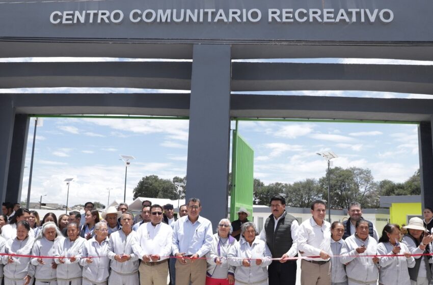  Con centro comunitario recreativo, gobierno estatal promueve valores y sana convivencia