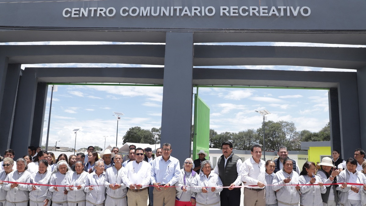 Con centro comunitario recreativo, gobierno estatal promueve valores y sana convivencia