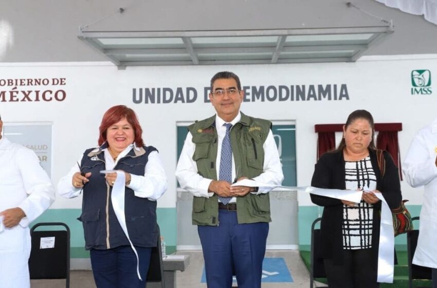  Con sala de hemodinamia, gobierno estatal contribuye a mejorar calidad de vida de poblanos