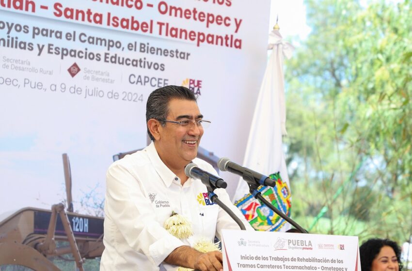  Destina gobierno de Sergio Salomón más de 27 mdp para obra carretera en Tochtepec