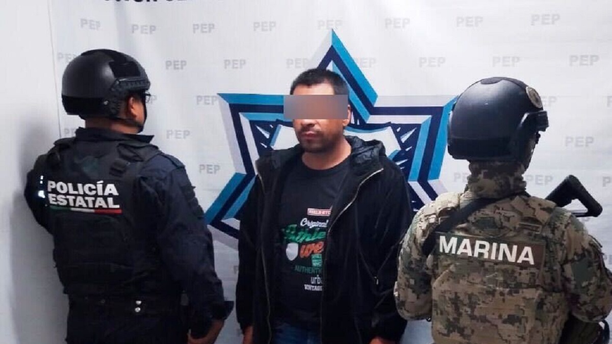 Detienen SSP y SEMAR a un hombre por desmantelar un tractocamión robado