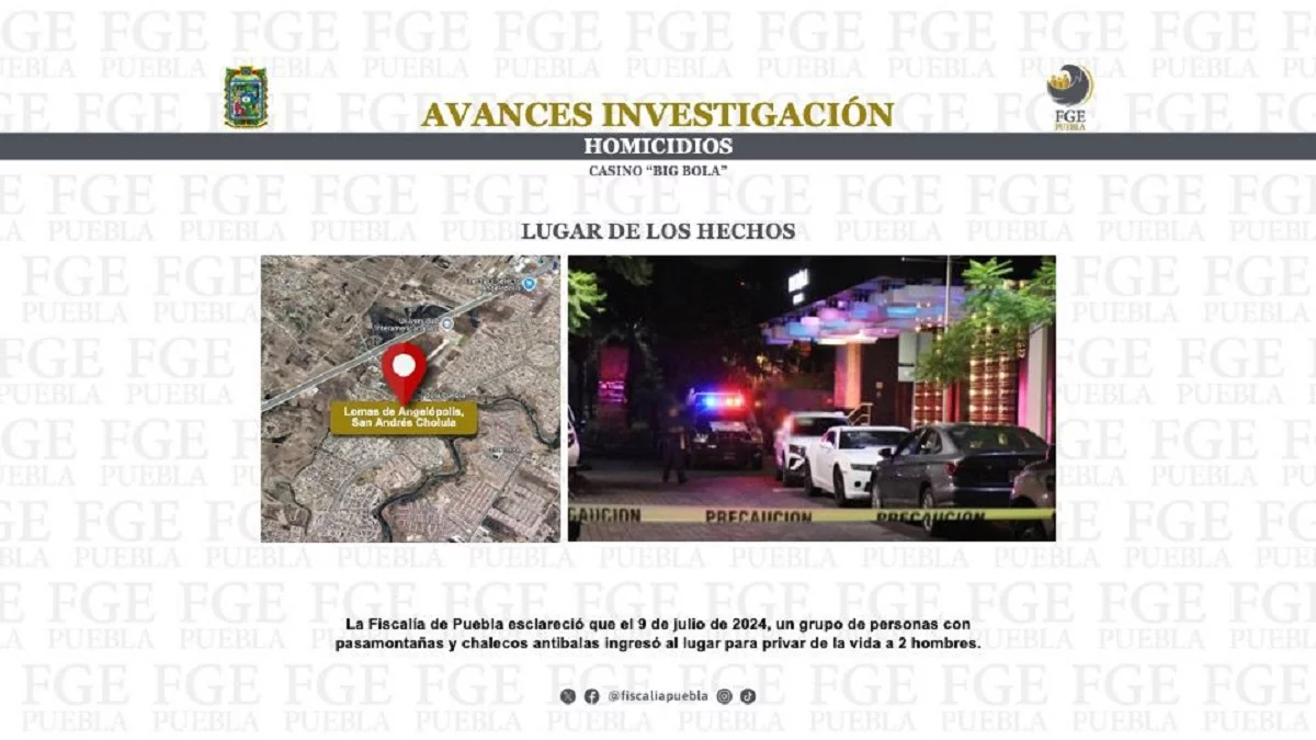 Ejecución en Big Bola de Sonata conecta con otras balaceras en Puebla FGE