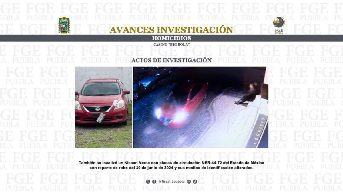 Ejecución en Big Bola de Sonata conecta con otras balaceras en Puebla FGE