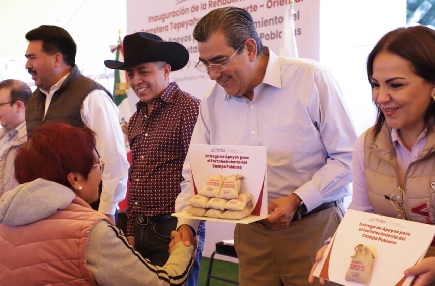  En Tepeyahualco, progreso y bienestar son consolidados: Sergio Salomón
