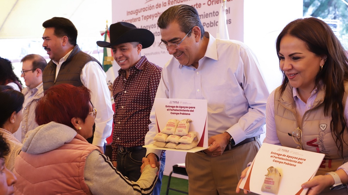 En Tepeyahualco, progreso y bienestar son consolidados: Sergio Salomón