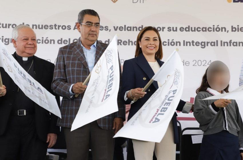  Encabezan Sergio Salomón y Gaby Bonilla trabajos de rehabilitación en Casa de Ángeles