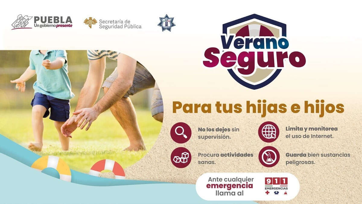 Exhorta SSP a fortalecer medidas de autocuidado en vacaciones