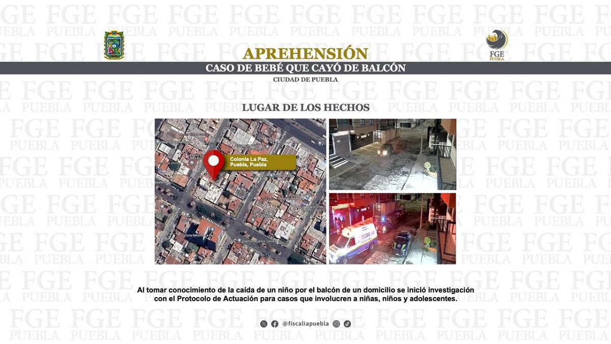 Mariana dejó a su bebé solo y cayó del balcón de su casa en Puebla