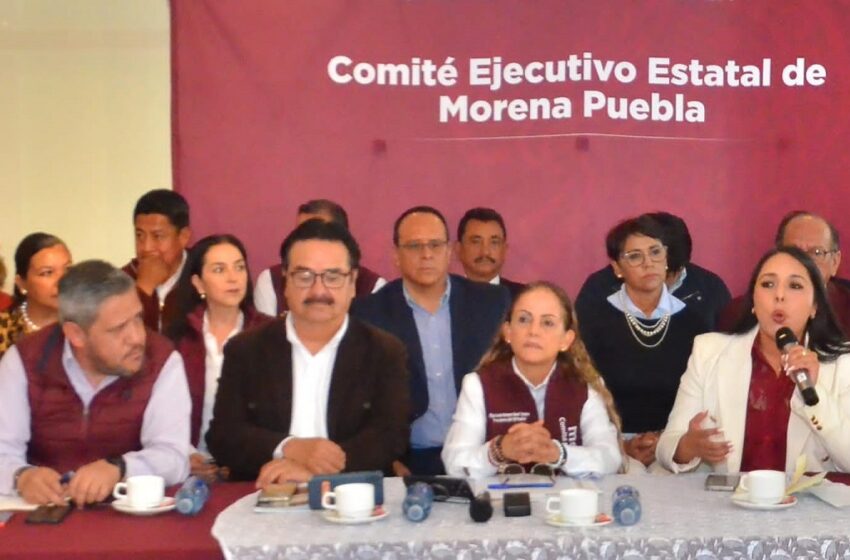  Morena y sus diputados federales y locales respaldan el triunfo de Tonantzin Fernández en San Pedro Cholula