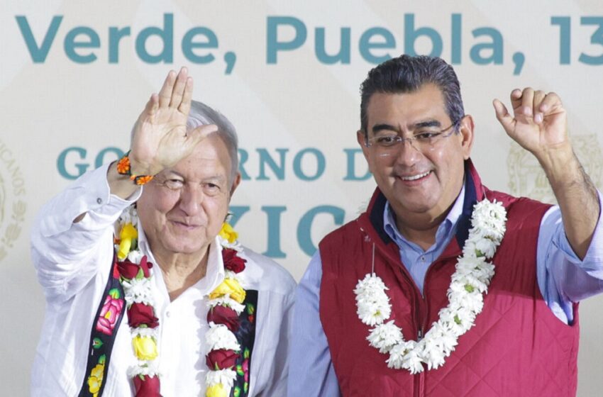  Sergio Salomón asegura que “Dios bendijo a México” con la presencia de López Obrador 