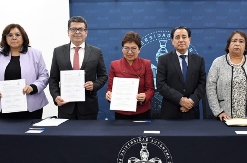  Signan convenio de colaboración la BUAP y el Consejo de la Judicatura del Poder Judicial