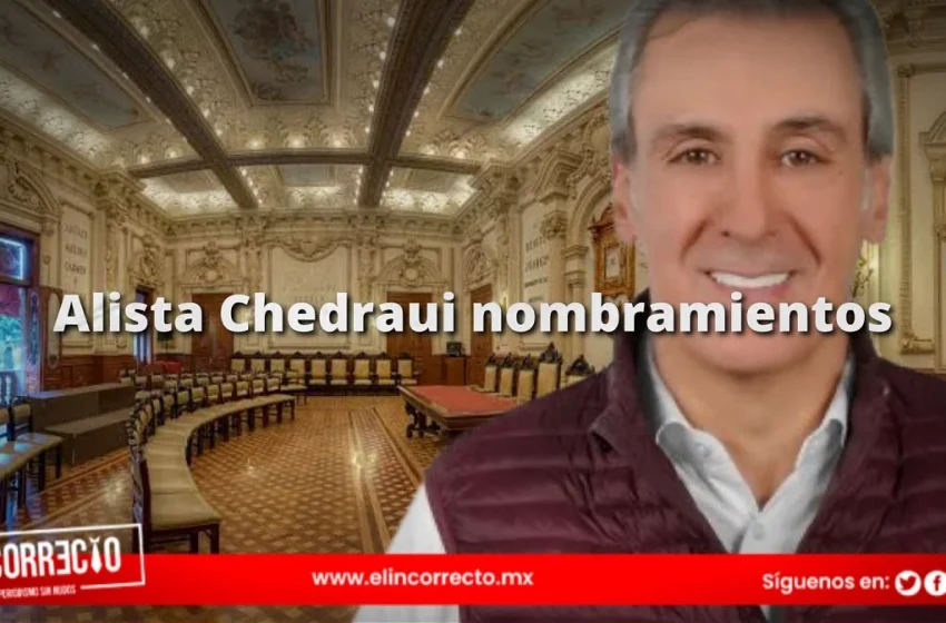  Pepe Chedraui alista nombramientos para el Ayuntamiento de Puebla
