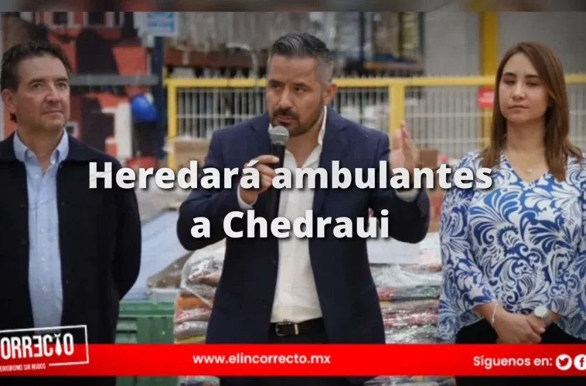  Adán Domínguez heredará 250 ambulantes en el Centro Histórico a Pepe Chedraui