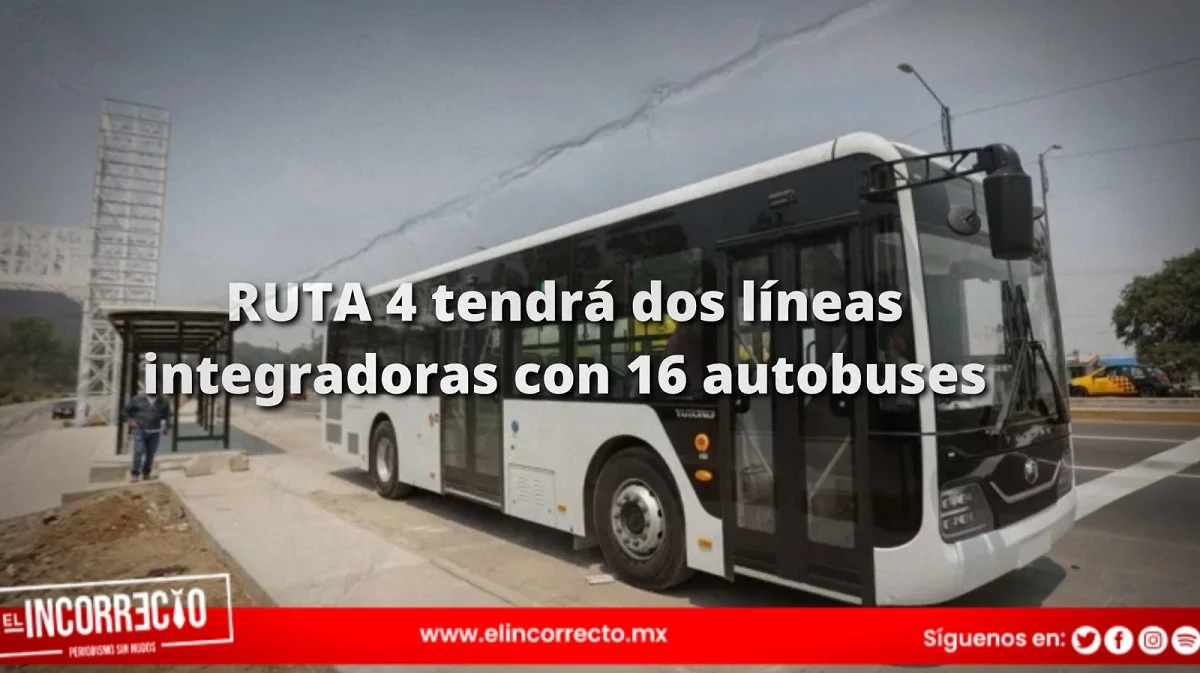 RUTA 4 tendrá dos líneas integradoras con 16 autobuses: estos son los recorridos