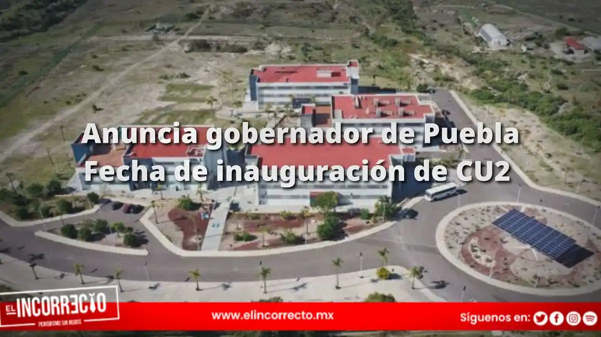 El 14 de agosto inauguran CU2