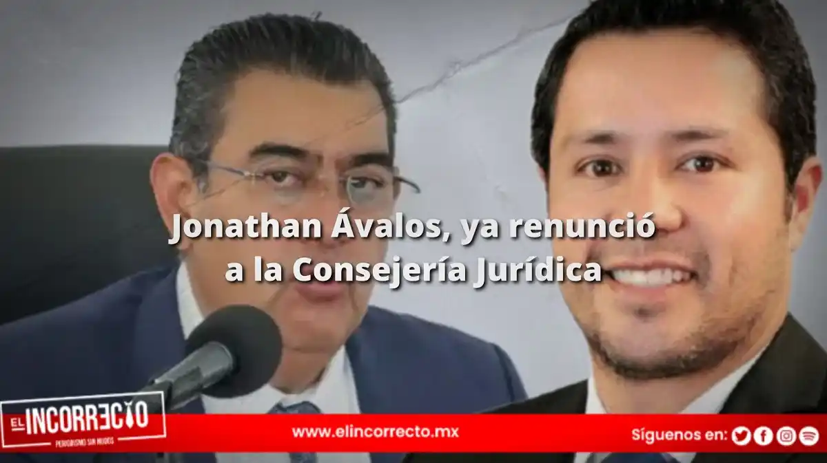 Niega Sergio Salomón premio a Jonathan Ávalos; ya renunció a la Consejería Jurídica
