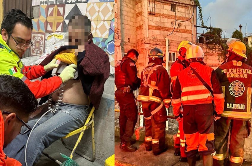  Noe Fue Arrastrado por Corriente de Aguas Negras al Intentar Rescatar Perritos en Puebla