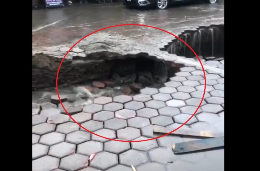  Urgente: Socavón en San Andrés Cholula exige atención inmediata tras colapso de drenaje