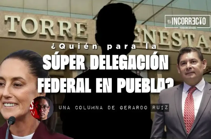  ¿Quién para la súper delegación federal en Puebla?