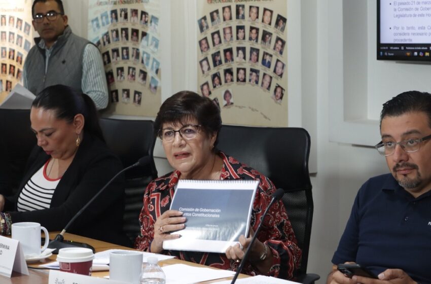  Aprueban en Comisión, reformas para garantizar paridad de género en renovación de titularidad del Poder Ejecutivo