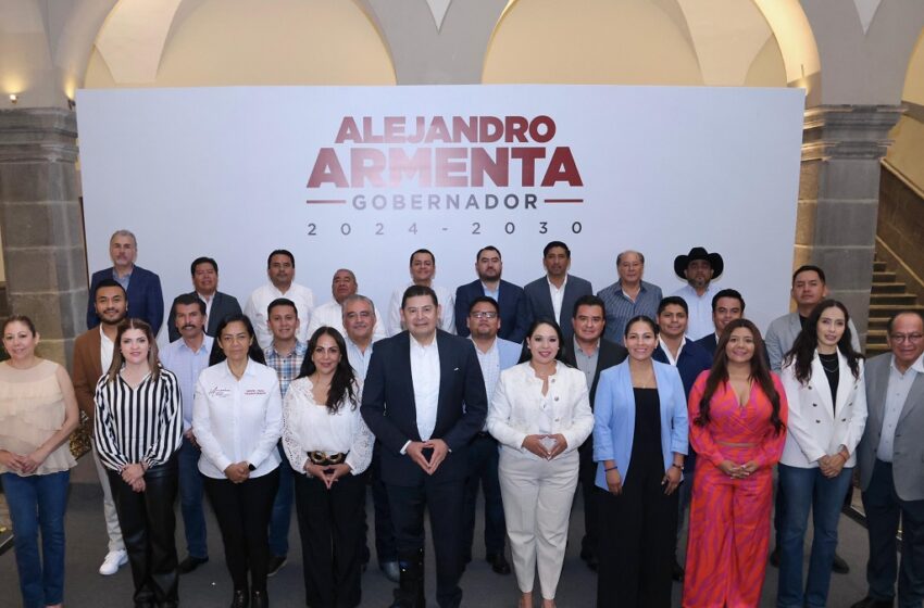  Armenta y alcaldes electos juntos por el bienestar y la seguridad de las familias poblanas