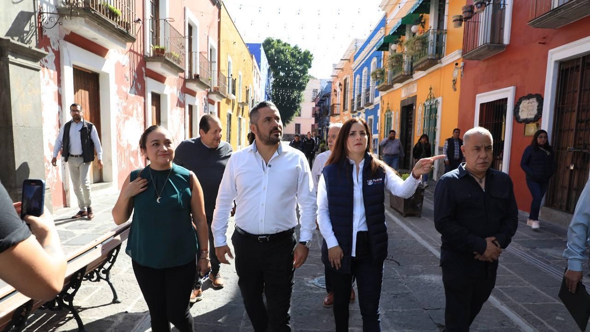 Ayuntamiento de Puebla interviene 17 fachadas en el centro histórico