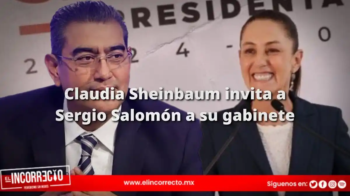 Claudia Sheinbaum invita formalmente a Sergio Salomón para que se integre a su gabinete