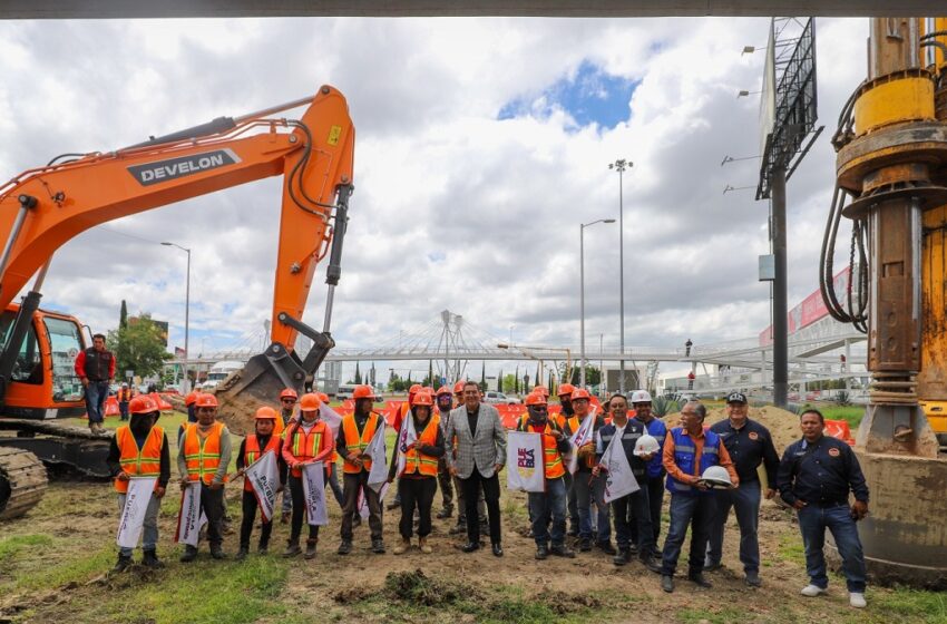  Con inicio de obras en vía Atlixcáyotl, Sergio Salomón continúa estrategia de movilidad metropolitana