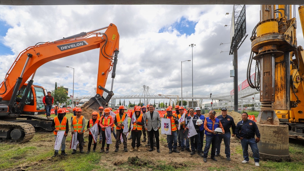 Con inicio de obras en vía Atlixcáyotl, Sergio Salomón continúa estrategia de movilidad metropolitana