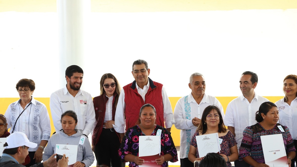 Con obras educativas, Sergio Salomón impulsa progreso comunitario