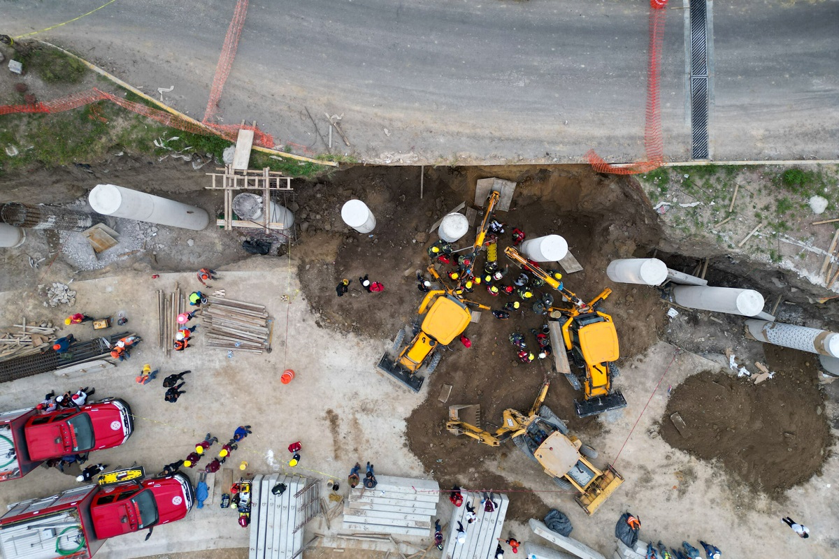 FGE ya investiga muerte de trabajadores en obras del distribuidor vial Atlixcáyotl Sergio Salomón
