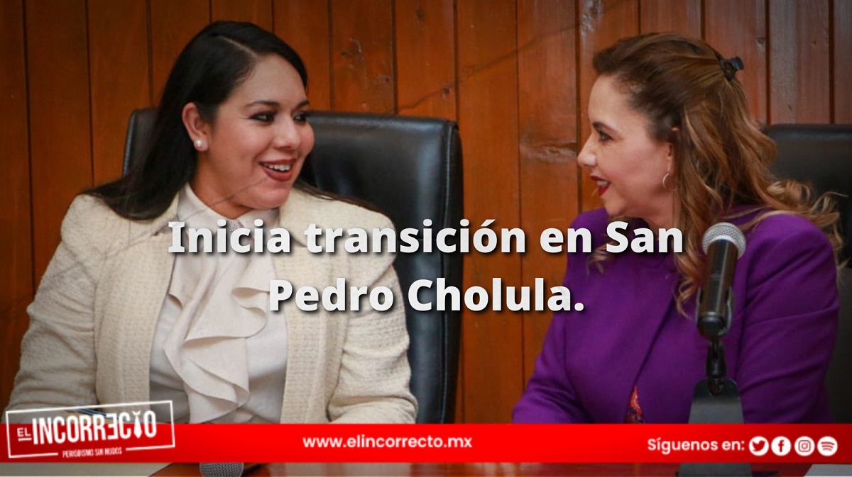 Inicia transición en San Pedro Cholula Angón recibe a Tonantzin Fernández
