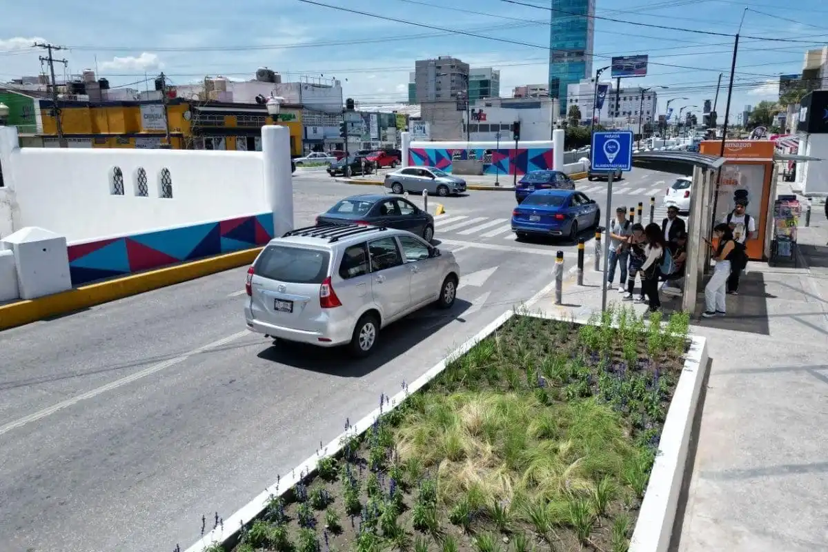 Puebla capital avanza con más y mejor infraestructura peatonal, ahora en bulevar Aarón Merino