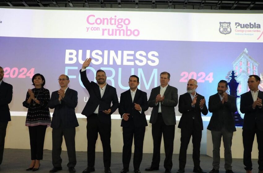  Se inaugura el encuentro de negocios «Business Forum Puebla 2024»