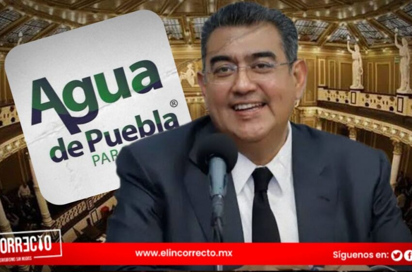  Sergio Salomón a favor que Agua de Puebla comparezca en el Congreso
