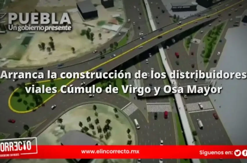  Inicia construcción de distribuidores viales de Cúmulo de Virgo y Osa Mayor; obras durarán 4 meses