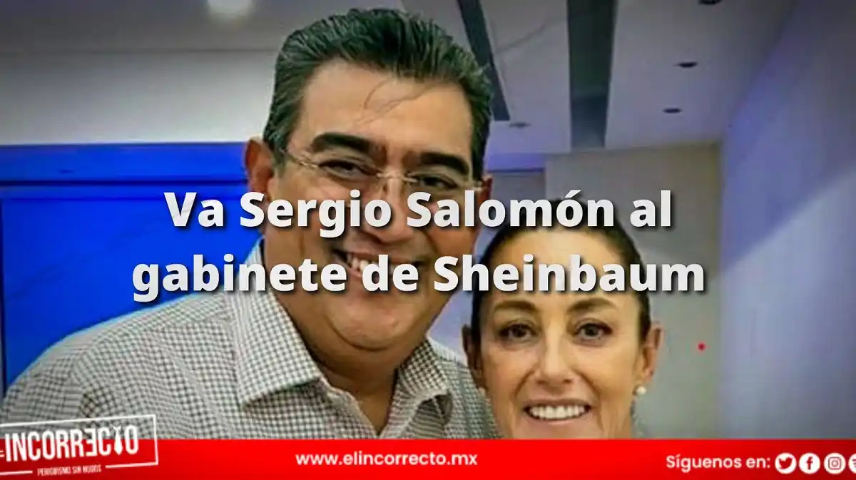 Sergio Salomón acepta sumarse al gabinete de Sheinbaum hasta que concluya su gobierno