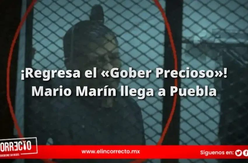  ¡Regresa el «Gober Precioso»! Mario Marín llega a Puebla para cumplir prisión domiciliaria