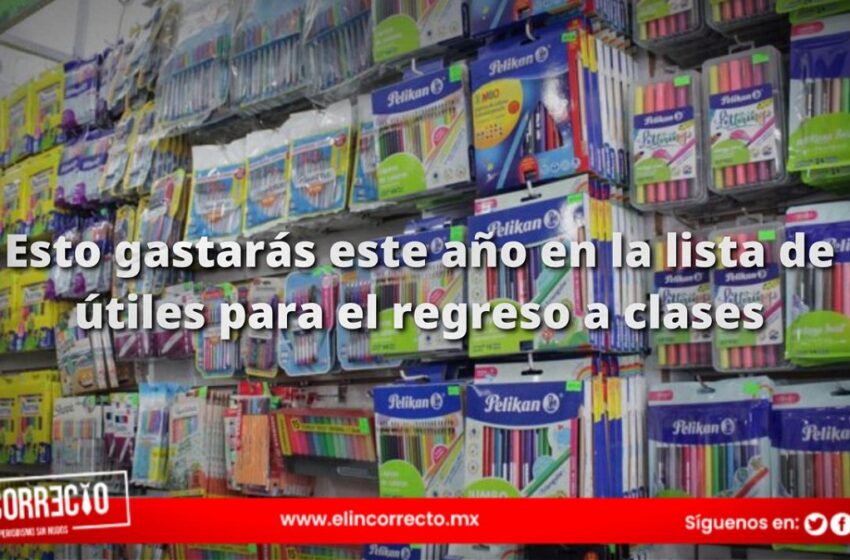  ¡Prepara la cartera! Esto gastarás este año en la lista de útiles para el regreso a clases en Puebla