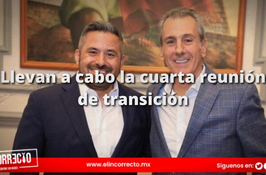  Adán Domínguez y Pepe Chedraui llevan a cabo la cuarta reunión de transición