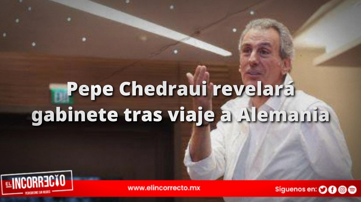 Pepe Chedraui alista su gabinete: lo dará a conocer tras misión comercial en Alemania