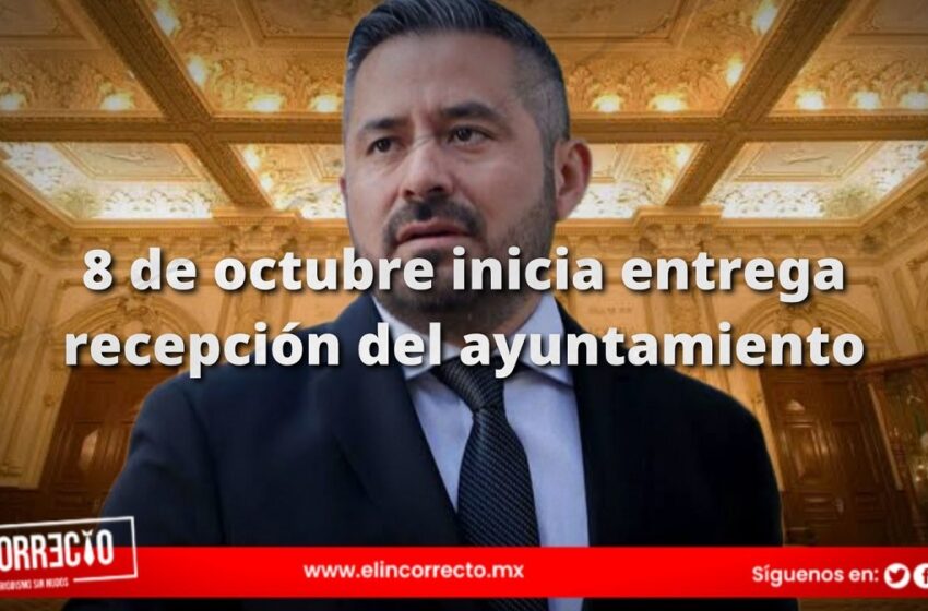  El 8 de octubre iniciará la entrega-recepción del Ayuntamiento de Puebla: Adán Domínguez